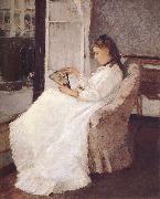 Artist-s sister beside the window, Berthe Morisot